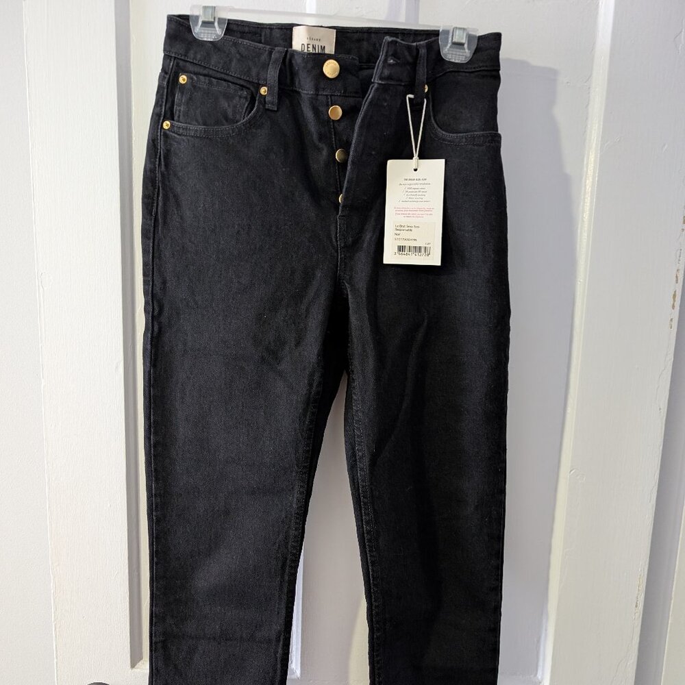 NWT Sézane Le Brut Sexy jeans - black, size 27